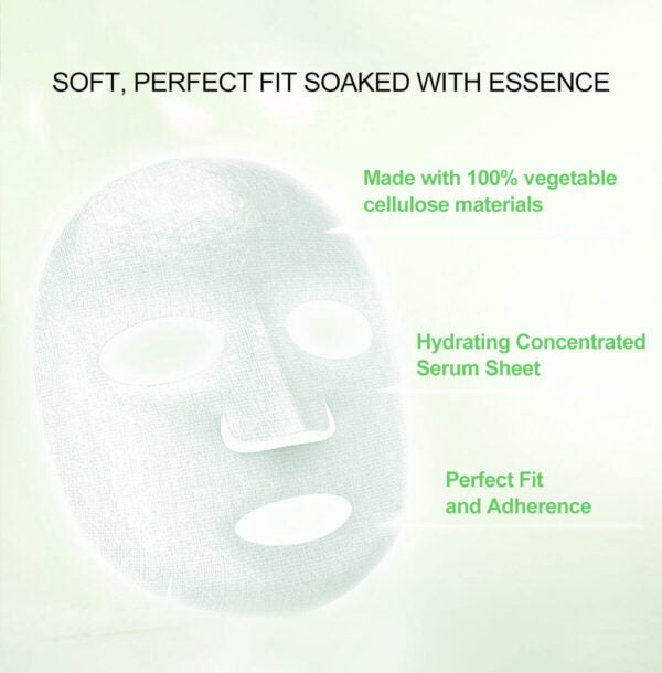 Facial Sheet Mask Hyaluronic Acid Mask 4PCS