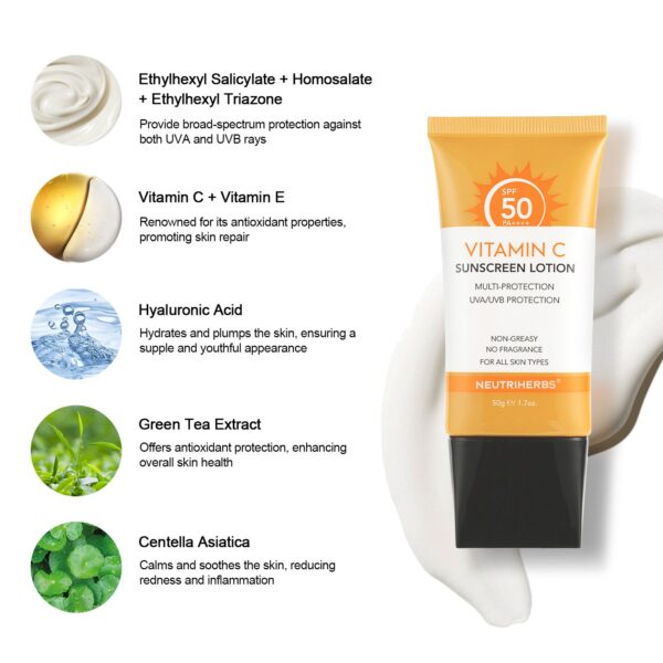 Vitamin C Sunscreen SPF50